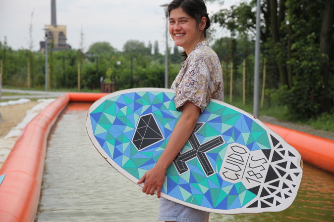 cyber plaża wakacje zabrze park 12c skimboarding