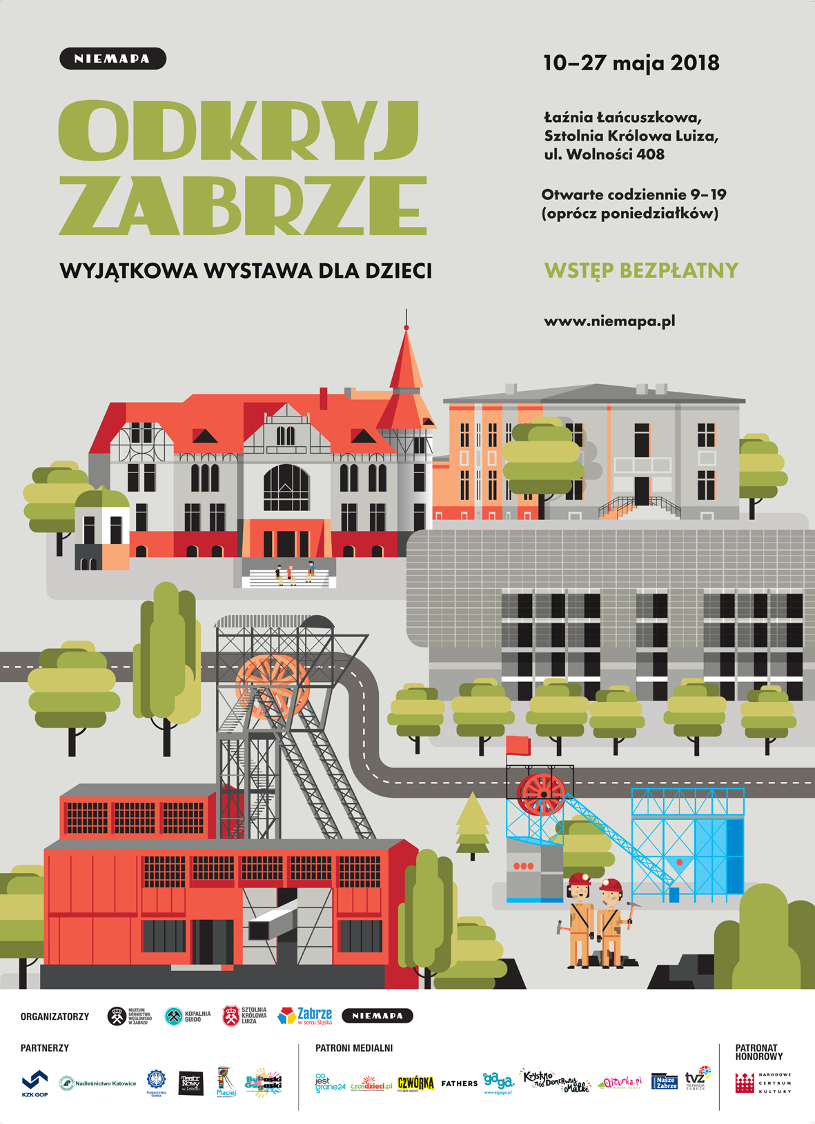 NIEMAPA Zabrze plakat