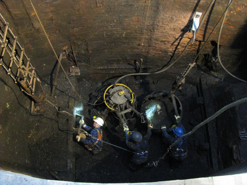 Udrażnienie Szybu Carnall - rok 2009<p alt=